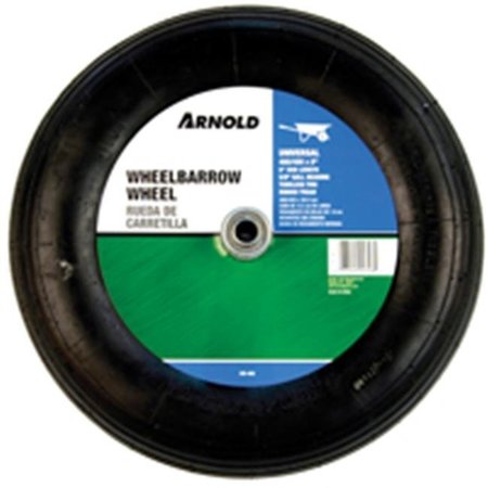 ARNOLD CORP Arnold Corp WB-468 8 in. 480; 400 2Ply Ribbed Tread Wheel 5155429